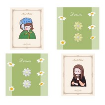 열접착 봉제식 케릭터 자수패치 옷패치 와펜세트모음, 7.4종모음