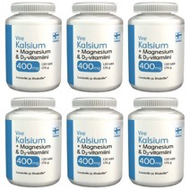 Vire 칼슘 마그네슘 비타민 D 120정 X 6