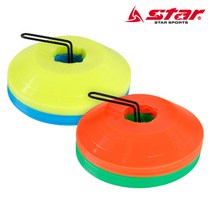 스타 접시콘 미니세트 SA315S 20개세트, 빨강 녹색