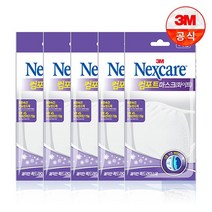 넥스케어 컴포트마스크 1입 화이트 x 5개, 없음, 상세 설명 참조