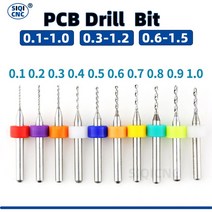 마그네틱드릴 마그드릴 카바이드 마이크로 드릴 비트 미니 CNC 드릴링 세트 인쇄 회로 기판 보드 PCB, 16 10pcs 1.1