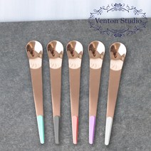 벤톤스튜디오 드블랑 핑크로즈 커피&요플레 티스푼 1P, 단품, 티스푼1p, 크림