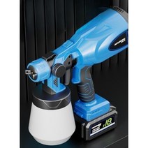 페인트 분무기 도장 전기 스프레이 건 도색 후끼 무선 전기스프레이건 고압 충전식, D옵션
