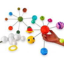 플라스틱폼볼 태양계 만들기 DIY 색칠행성 과학교실 원리학습 체험 엄마표