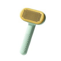 Huvafen 원터치 브러쉬 고양이 강아지빗, 민트(고무헤드)
