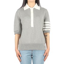 톰브라운 [명품]톰브라운 23SS FKP086A Y3017 055 여성 사선완장 반팔 니트 Y301 7055