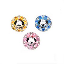 보드미 캐릭터볼마커 여자 골프 큐빅 볼마크 액세서리 홀인원 볼위치 표시, CB-7