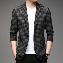 경량조끼 남성조끼 축구패딩조끼 남성용 체크무늬 수트 블레이저 재킷 코트 클래식 고가 캐주얼 패션 디자이너