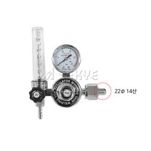 명신웰딩 AG302 알곤게이지 AR조정기 알곤레귤레터 140mm, 1개