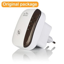 와이파이 리피터 무선 범위 익스텐더 라우터 신호 증폭기 300Mbps 부스터 2.4G 울트라부스트 액세스 포인트, CHINA, AU Plug, Original box-white