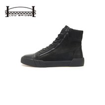 로우브릿지 루이스 레더 지퍼 하이탑 [black]