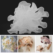 자이언트 플라워 왕 꽃 종이28cm 4.5m 공예 장식 포장 웨이브 원사 꽃 꽃다발 포장지 웨딩 파티 공예 종이 꽃집 재료, f