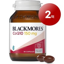 Blackmores 와와마켓 호주산 직송 Blackmores 블랙모어스 코엔자임 CoQ10 150mg 30정 심장 혈액 건강 관리 1팩, 2팩