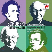 [CD] Heinz Holliger 슈베르트: 교향곡 2 3번 (Schubert: Symphony D.200 D.125), Sony Classical, CD