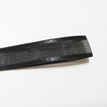 선물포장리본 꽃포장리본 양면 오간디 리본 (폭 6mm 길이90m)(폭 10mm/15mm/25mm/35mm 길이 45mm), 35mm, 24(블랙)