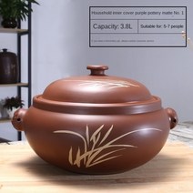 계란찜기 계란삶는기계 맥반석 증기 냄비 닭 가정 Jianshui 운남 공기 밤 땀 치킨 보라색 모래 수프의 도자, 01 About 3800ml