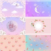 jiniland 랩핑지(포장용다꾸), 우주마카롱