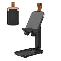비즈엘 프리미엄 휴대폰 태블릿PC 스탠드 탁상 거치대, 블랙, 1개