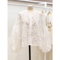 [AK수원점] [러브앤쇼]NEW 플라워자수블라우스 LCDDGBL02