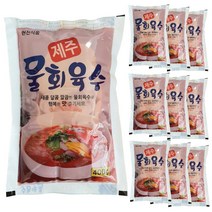 물회육수 400g x 10팩 현진식품 제주 물회 양념 소스
