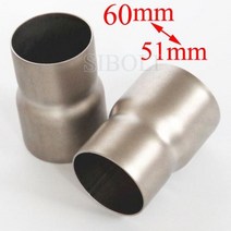 51MM 60MM 유니버설 오토바이 배기 파이프 머플러 DB 킬러 구덩이 자전거 야마하 혼다 Tmax 500 CRF 230 CB400 AK109, A