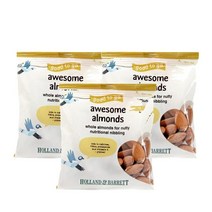 홀랜드앤바랫 네츄럴 아몬드 홀 800g Holland & Barrett Natural Almonds Whole, 3팩