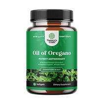 Pure Wild Oregano Oil Softgels of for Immune Support Heart Health and Upset Stomach Relief Soluble F