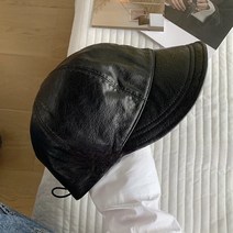 가죽 챙모자 3color 봄모자 캡모자 모자 빵모자 벙거지모자 나들이 여행