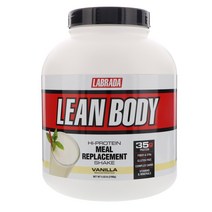 Labrada Nutrition Lean Body 고단백질 식사 대용 셰이크 바닐라 2 100g(4.63lbs), One Color, One Size