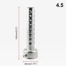 오토바이마후라 86140mm 오토바이 배기 머플러 DB 킬러 소음기 야마하 XMAX125 XMAX250 XMAX 400 X300 VMAX 1700 VMAX1, B-140x45mm