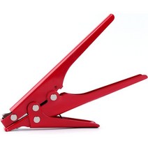 Knoweasy Cable Tie Tool - Zip and Tensioning Cutting for Plastic Nylon or Fasteners up to 0.37 Inche, 빨간색