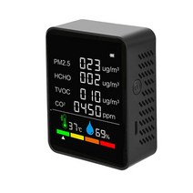 다기능 5in 1/6 1 CO2 미터 디지털 온도 습도 측정기 이산화탄소 TVOC HCHO 감지기 대기 질 모니터, 07 type3