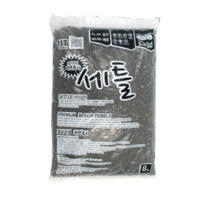 세틀 수초용 프리미엄 자연흑사 3mm 8kg, 혼합색상, 3개