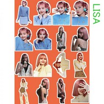 블랙핑크 제니 지수 로제 포카 굿즈 포토 카드 앨범, LISA