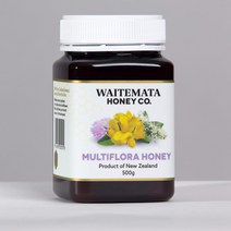 Waitemata New Zealand Multiflora Honey 와이테마타 뉴질랜드 멀티플로라 허니 꿀 500g 2개