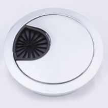 50mm 60mm 구멍 아연도금 아웃렛 케이블 콘센터 콘센트 포트, 60폴리쉬피니 UK00731