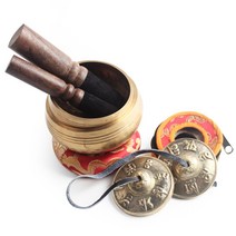 싱잉볼 띵샤 티벳종 명상 요가 종 볼 소 중 8.5 9.5cm, 3.띵샤