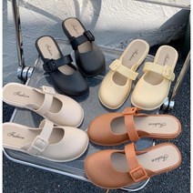 발편한 여자 고무 뮬 슬리퍼 비올때신는 슬리퍼 귀여운 유니크한 독특한 디자인 원피스 경량