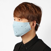 다회용 필터 면마스크 성인용 3겹 입체마스크, 상세 참조