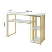 대리석 네일샵 테이블 인테리어 시술대 140cm 북유럽 작업대, 수납 네일 테이블 120x45x78cm