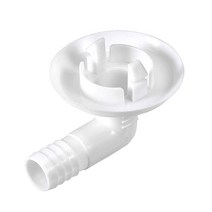Uxcell 에어컨 배수 호스 커넥터 엘보 피팅 미니 분할 장치 창문 AC 유닛 30mm