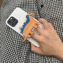 (투명 아크릴톡) 마이다이노 톨리 컬러. 맥세이프 자석 마그네틱 스마트톡 그립톡 휴대폰 스마트톡 만들기 아이폰 케이스 제작 투명 커플 우정 휴대폰 핸드폰거치대