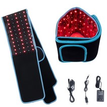 중량 벨트 딥벨트 근적외선 치료 850nm 체중 감소 피부 회춘을 위한 660nm led 빨간색 치료 램프 허리 빨간색 램프 랩, 파란색, 나는 어댑터