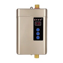 가정용 대용량 업소용 온수기 미니 원격 순간 탱크 없는 전기 온도 설정, [02] gold, [03] UK