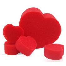 마술용 하트 스펀지 트릭 매직 돌봄 창의 실습 탐구 준비물 과학 도구 학습 원리 재료