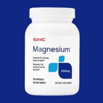 GNC 마그네슘 500mg 120정 Magnesium, 옵션1