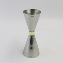 지거 칵테일지거 칵테일 위스키 하이볼 골드링 계량컵 홈텐딩 30ml/45ml, 1개