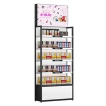 화장품 진열장 네일샵 쇼케이스 프레임 미용실 제품진열장, 65x35x243 높이  -E형