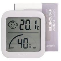 마더케이 디지털 온습도계, 라벤더 색상, 10개