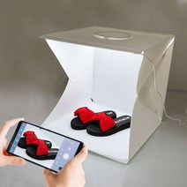 (무료배송)소소꾸미 포토박스 촬영박스 사진 배경지 미니스튜디오 조명장비 음식 잡화 악세사리 쇼핑몰 6색 배경지LED 40*40*40